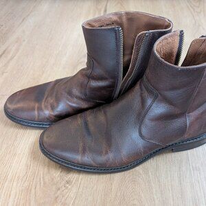 Men's Frye Boots Paul Inside Zip 9.5